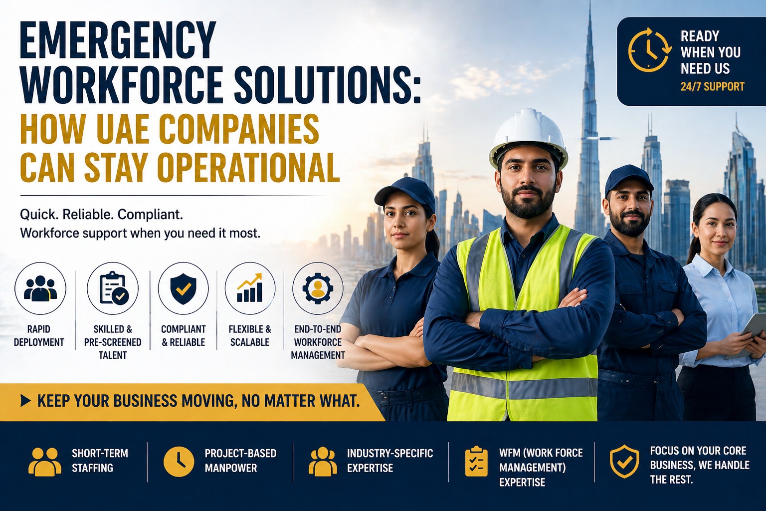 Emergency Workforce Solutions: How UAE Companies Can Stay Operational